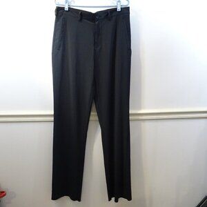 Nike Golf Pants Mens 32 Black Dri-Fit Flat Front Lightweight Golfing Medium